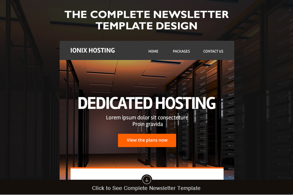 Ionix Hosting – Newsletter Template, an Email Template by ZippyPixels (Photo 4 of 4)