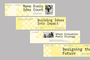 Yellow Minimal Linkedin Banner, a Social Media Template by Neermana (Thumbnail 3 of 4)