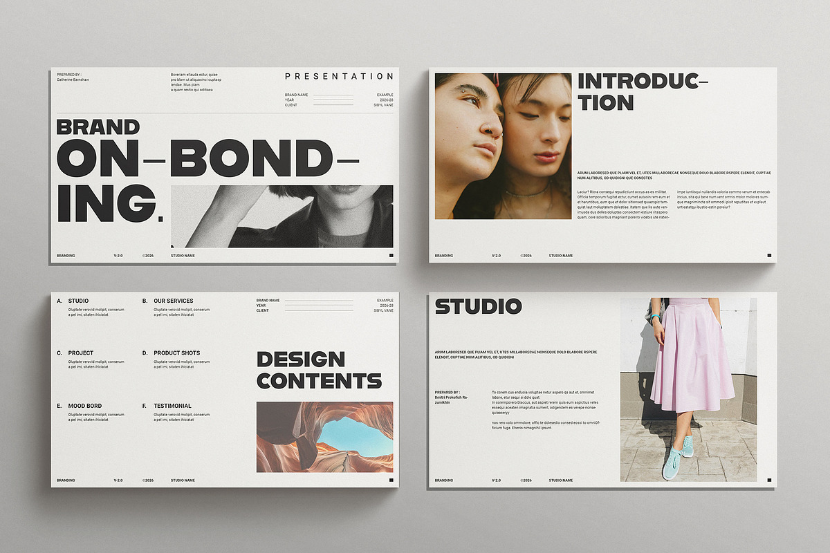 Brand On-Bonding Presentation, a Presentation Template by E-Type (Photo 2 of 5)
