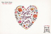 Mother’s Day Sublimation PNG Bundle, an Illustration by GlitterCraft (Thumbnail 26 of 41)