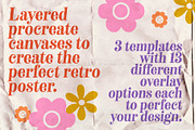 Retro Poster - Folded Paper Template, a Layer Style Add-On by Dear Darling Design (Thumbnail 2 of 8)