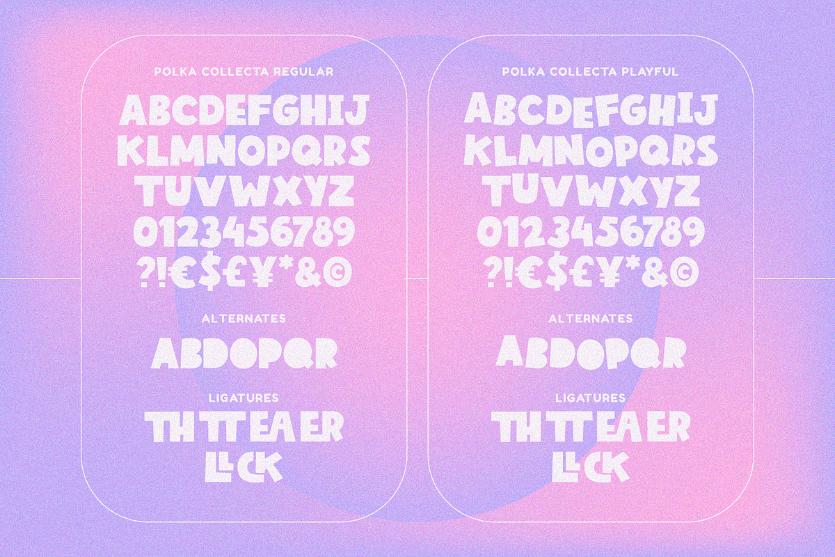 Polka Collecta - Bold Playful, a Sans Serif Font by Invasi Studio (Photo 9 of 10)