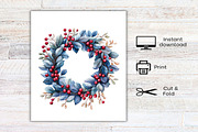 Watercolor Cozy Winter Wonderland, an Illustration by Canvas Craft (Thumbnail 8 of 8)