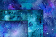 SPACE GALAXY watercolor textures, a Texture Graphic by Artemisia_Art (Thumbnail 2 of 7)