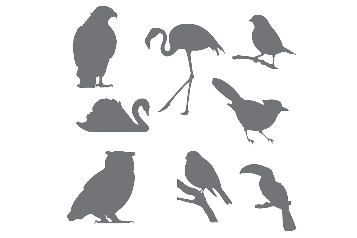 Bird Silhouettes for Crafters, an Object Graphic by Brandi Lea Designs (Photo 2 of 2)