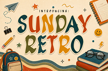 Sunday Retro - Groovy School Font