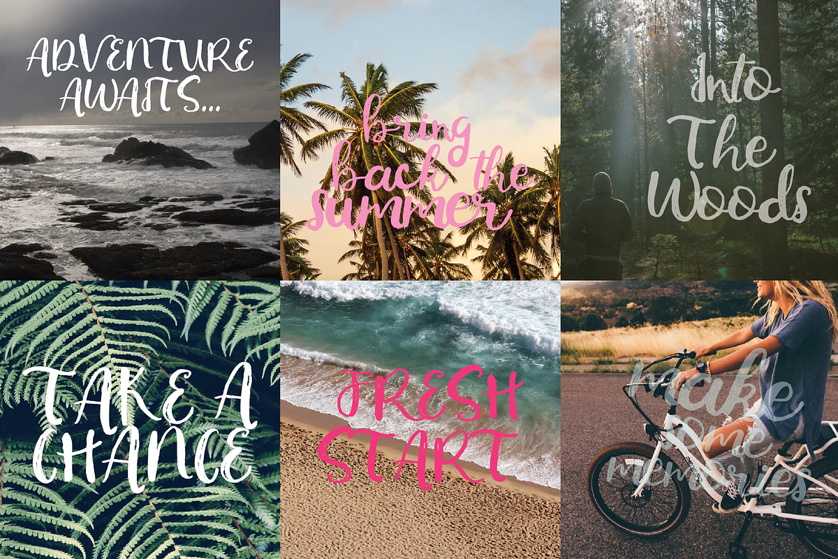 Carmelita Brush Font preview 5