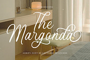 The Margonda  - Script Font, a Script Font by Letterhend Studio (Thumbnail 1 of 9)