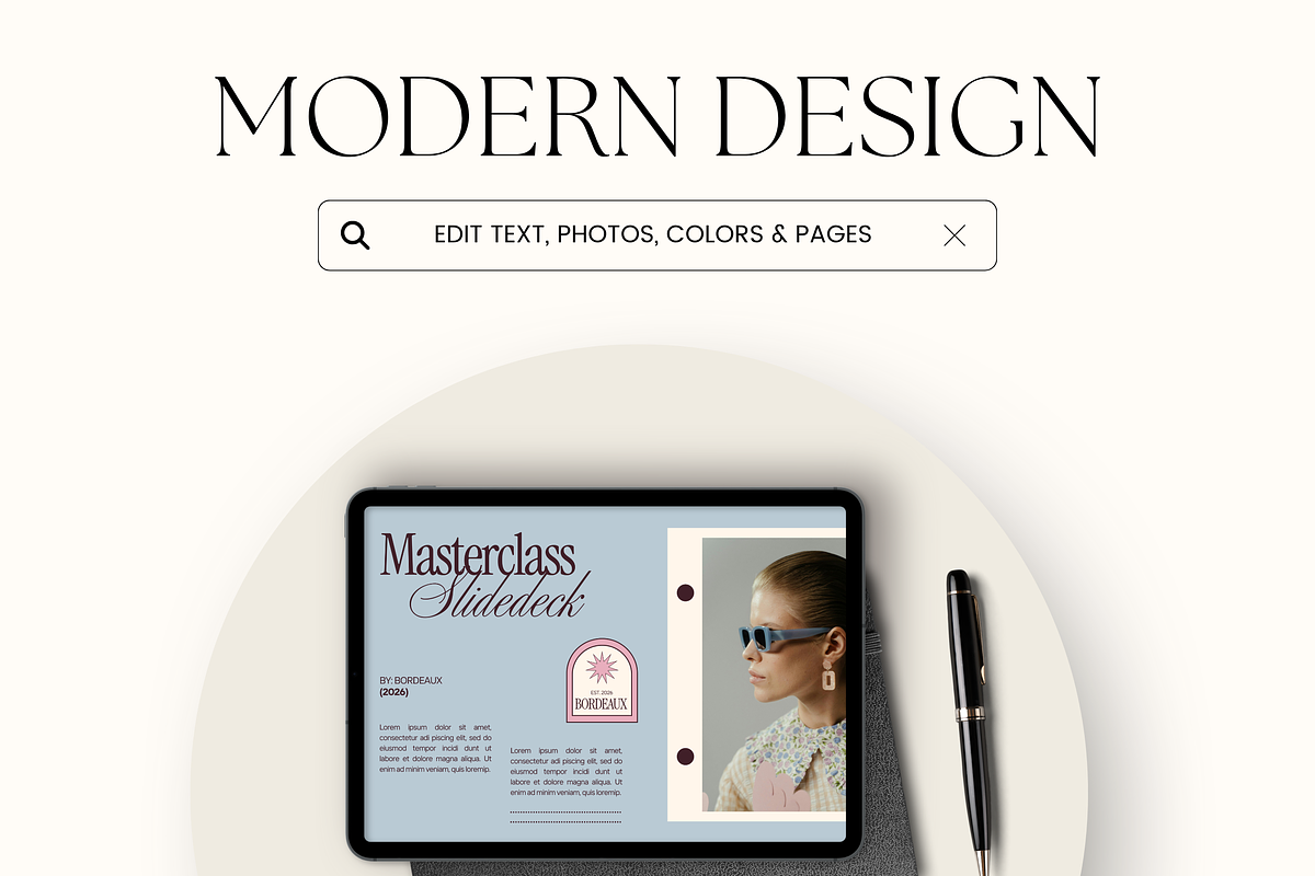 Slide Deck Masterclass Webinar, a Presentation Template by Branding Babe Co. (Photo 8 of 10)