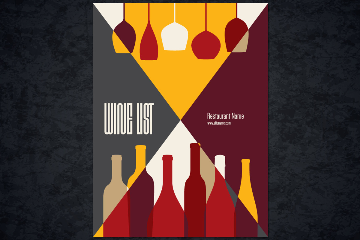 Wine list template for restaurant, a Brochure Template by Restaurant Menu & Logos
