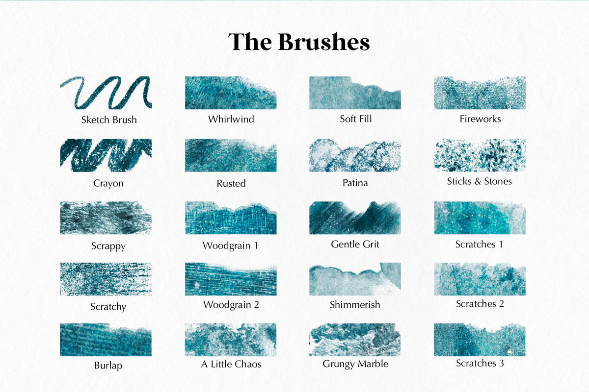 Totally Texture For Procreate, a Brush Add-On by Sofydoll Designs (Photo 4 of 8)