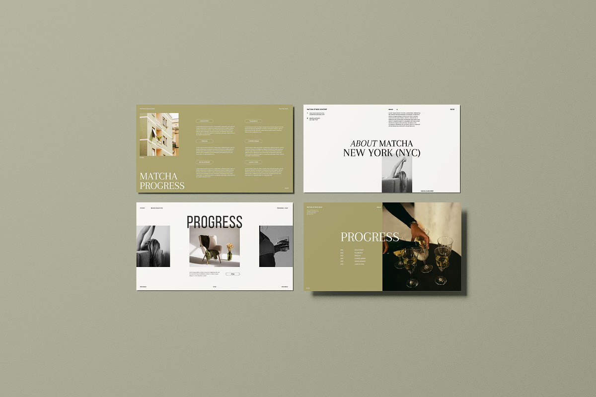 Matcha Brand Guidelines - Canva, a Presentation Template by Mia ...