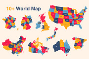 World Vector Map, a Graphic by GraphicCo (Thumbnail 2 of 10)