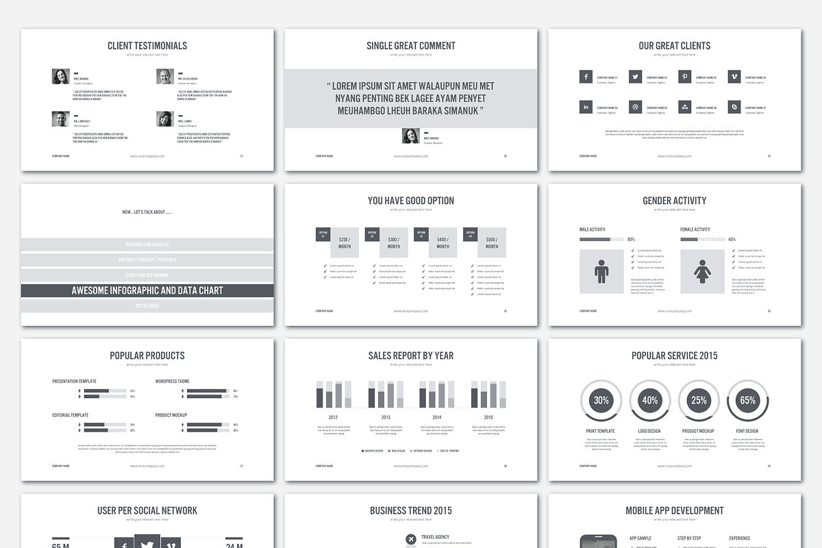 Perfect Keynote Presentation, a Presentation Template by Shafura