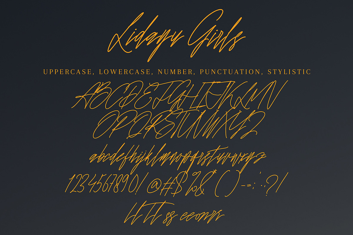 Lidayu Girl, a Handwritten Font by pineungtype (Photo 7 of 7)