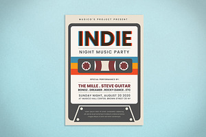 Indie Music Flyer, a Flyer Template by Graphr