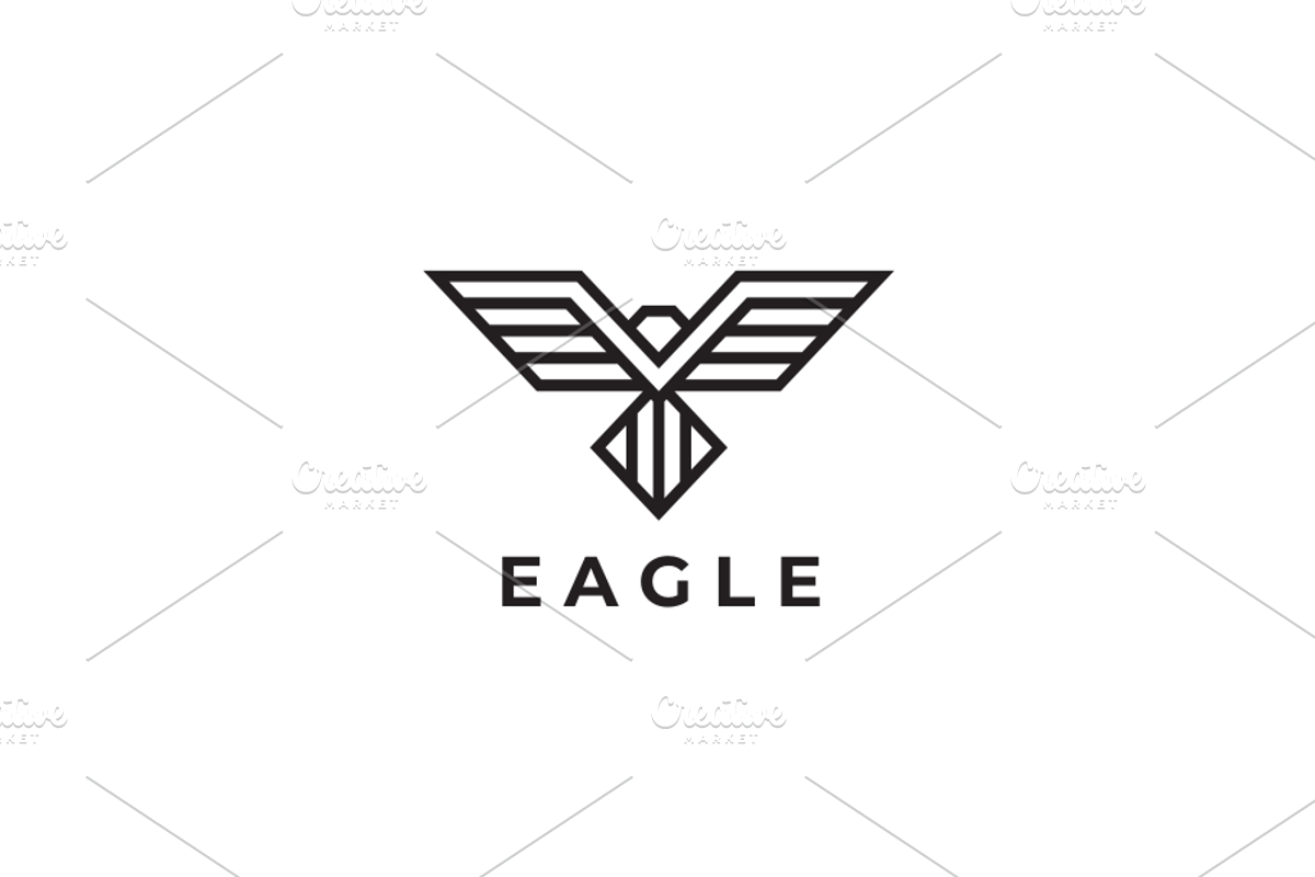 Geometric Eagle Logo, a Branding & Logo Template by yopie (Photo 3 of 3)