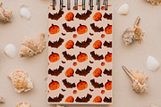 Pumpkin Bat Seamless Pattern, a Pattern Graphic by tchastudio (Thumbnail 3 of 7)