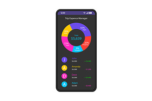 Travel Budget Tracker Interface