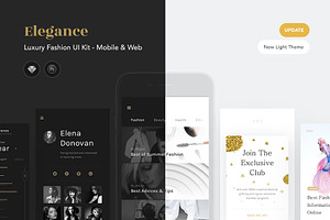 Elegance - Luxury Fashion UI Kit