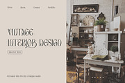 Caferinam Deco & Elegant Serif, a Serif Font by Cruzine (Thumbnail 9 of 10)