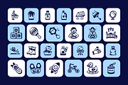 200 Family and Daily Life Icon Set, a Solid Icon by Vectors Market (Thumbnail 6 of 8)