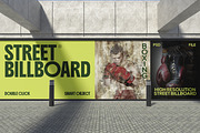 Street Billboard Mockup, an Advertising Mockup by Unerispace (Thumbnail 2 of 5)