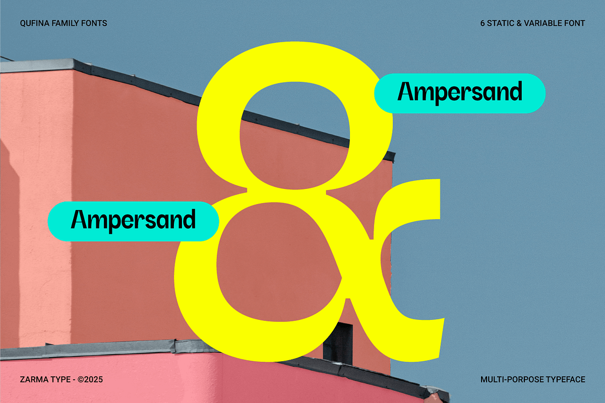 Qufina - Modern Sans Serif Font, a Sans Serif Font by Zarma Type (Photo 9 of 14)
