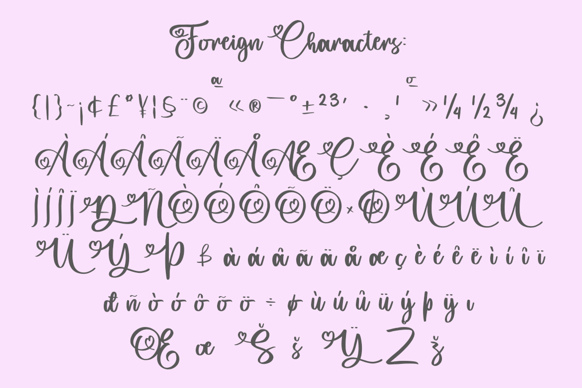 Our Friendship Font, a Script Font by Lollipop Hand Drawn (Photo 4 of 6)