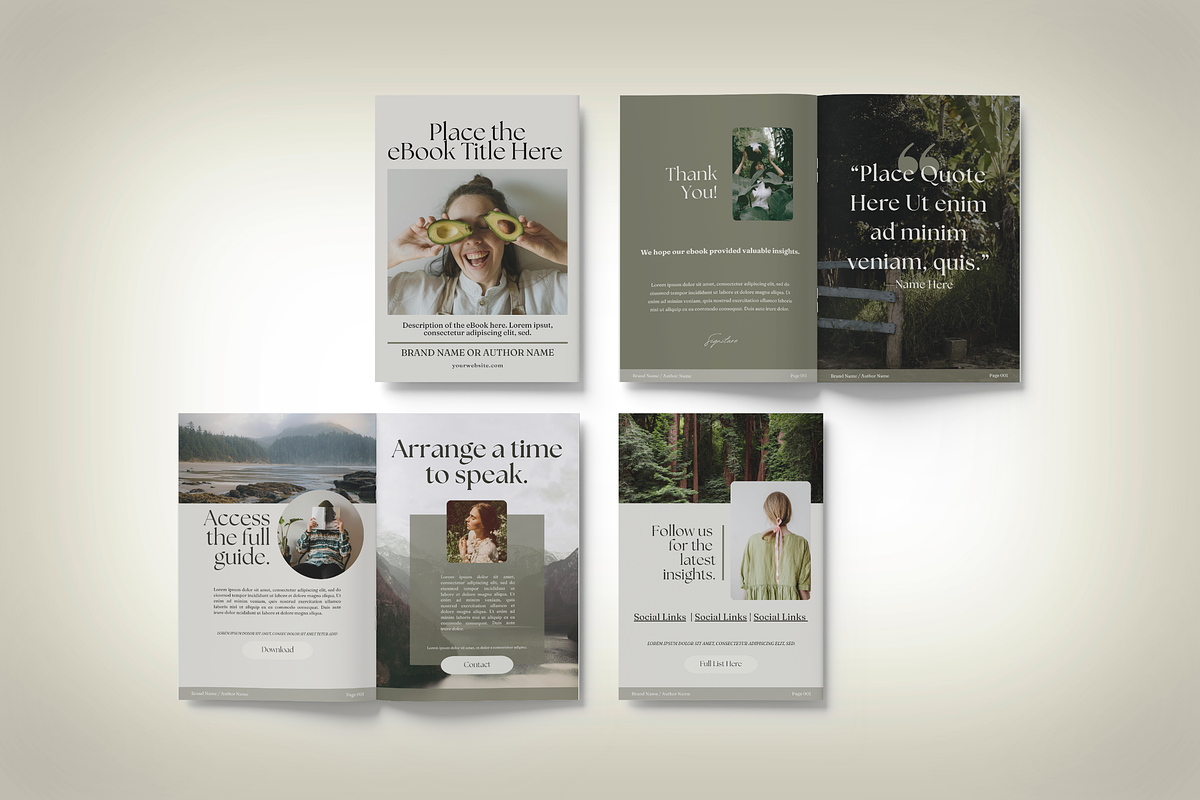 G L A D E | eBook Canva Template, a Templates & Theme by Hayes Edit Studio (Photo 9 of 15)