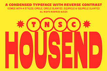 Housend - Condensed Sans Serif