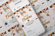 White Christmas Instagram Banner PSD, a Social Media Template by PixelsDesign (Thumbnail 1 of 3)