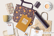 Orange garden. Set of fruit patterns, a Pattern Graphic by julianaapina (Thumbnail 7 of 7)