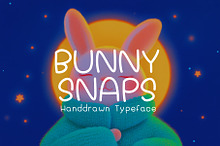 Bunny Snaps - Cute Handwriting Type