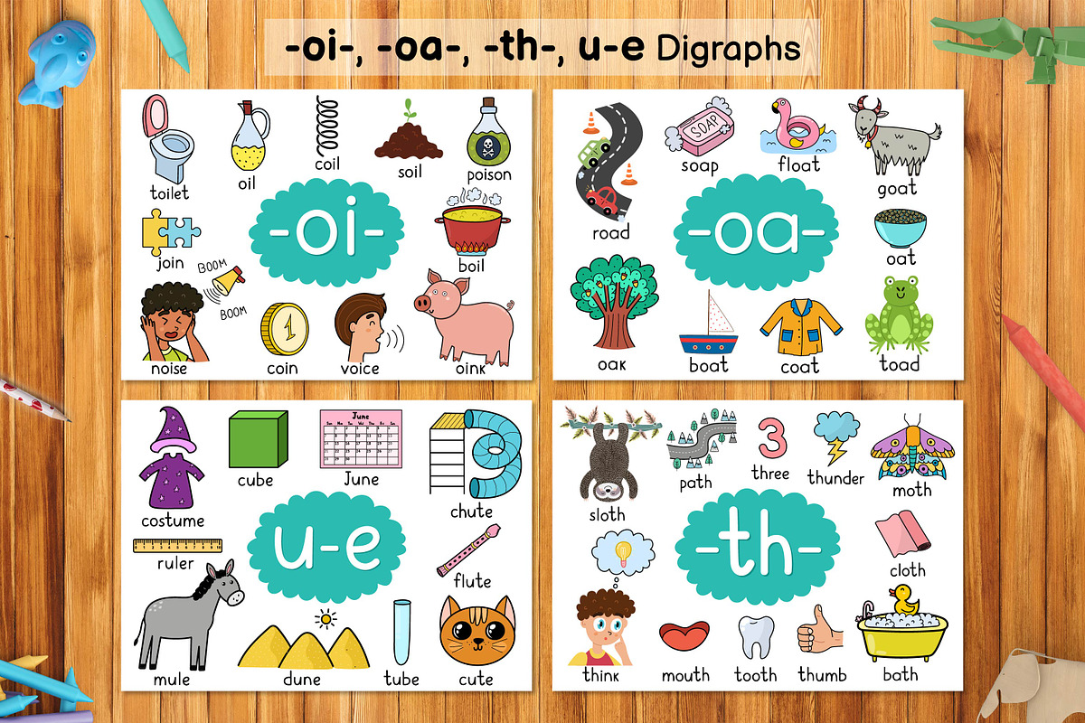 Phonics Objects Collection, an Education Illustration by Gulnara Sabirova (Photo 15 of 26)