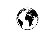 World Map Globe Vector Icon Bundle, an Illustration by Designs_River (Thumbnail 25 of 51)