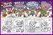 Bold & Easy Elf Christmas Coloring, a Seasonal Illustration by Design Station (Thumbnail 4 of 4)