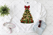 Christmas Book Tree Librarian PNG, an Illustration by Craft Nest (Thumbnail 5 of 6)