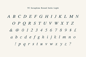 Seraphine Serif Font Family