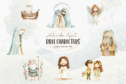 Bible character watercolor clipart, a Person Illustration by MyLittleMeow (Thumbnail 1 of 7)