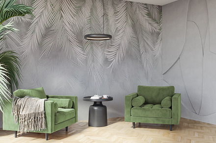 Wallpaper mockup Luxury living room