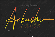 Ankashi Sweet Monoline Script, a Script Font by MC Creative (Thumbnail 1 of 9)