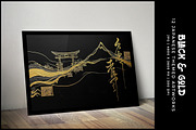 Black and Golden Japanese Artworks, a Decorative Illustration by Digital Art Creations (Thumbnail 6 of 7)