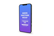 iPhone 13 Mockup Smartphone Template, an iPhone Mockup by DesignRushMarket (Thumbnail 9 of 11)