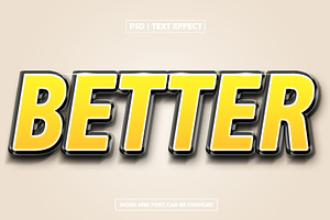Better 3d text effect, a Layer Style Add-On by AP Market