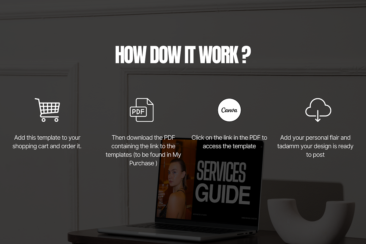Black & Orange Service Guide, a Marketing Template by My Template Studio (Photo 10 of 16)
