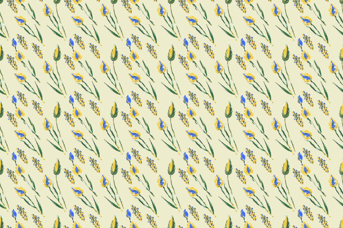 seamless watercolor patterns preview 5