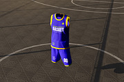 Jersey Basket Mockup, an Apparel Mockup by Mockupnine (Thumbnail 9 of 10)