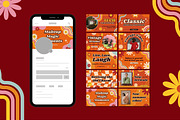 50 Retro Cover Templates Groovy, a Templates & Theme by TemplateCastleStore (Thumbnail 7 of 9)