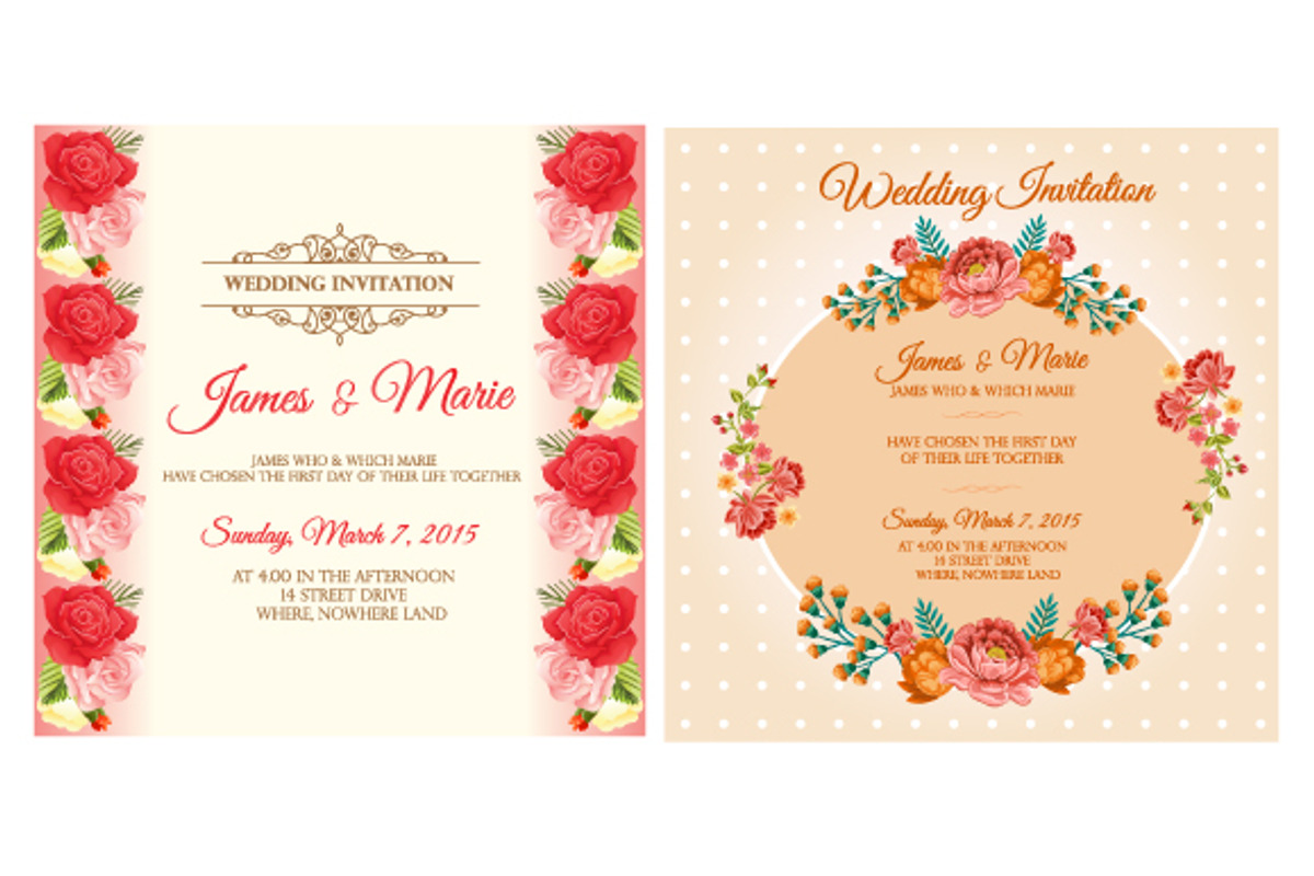 Floral Wedding Design Template, a Templates & Theme by Propylparaben (Photo 4 of 10)